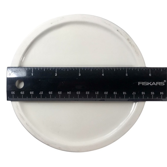 HALLMARK Cookie Jar Snowman with Red Santa Hat and Green Stripe Scarf - Picture 8 of 10